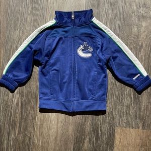 Reebok Canucks Zip Up Track Jacket Sz 18 mth